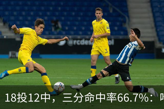18投12中，三分命中率66.7%：哈登米切尔喂出的新武器